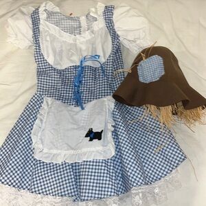 Wizard of Oz Dorothy & Scarecrow Costume RED Sequined Uggs